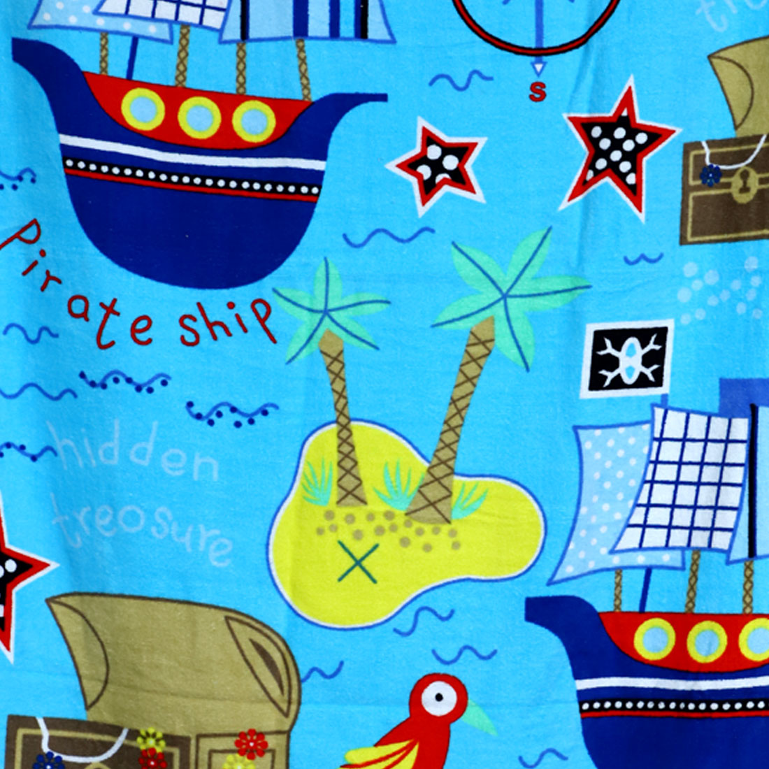 Pirates Ahoy Printed towel