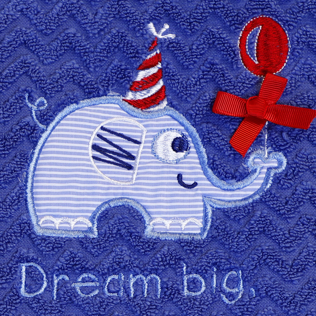 Dream Big Blue Chevron Bath Set