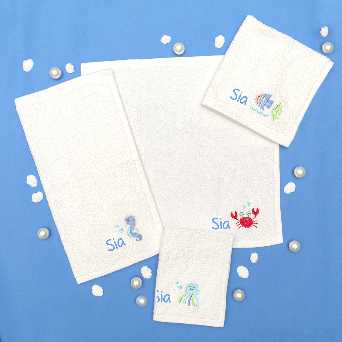 Under the Sea Face Towel Set