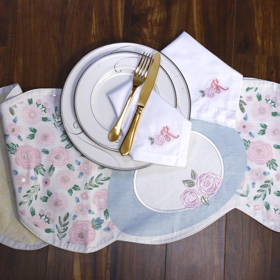 Floral Table Runner