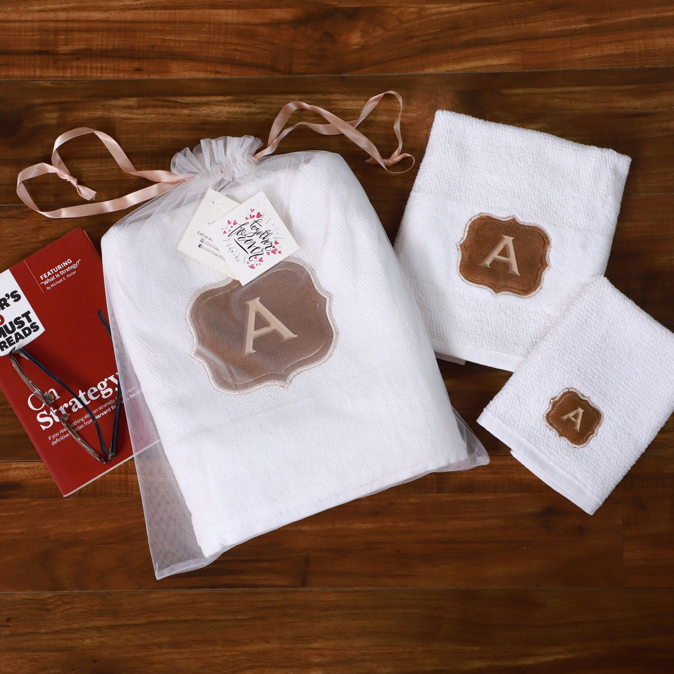 Vintage Velvet Bath Set