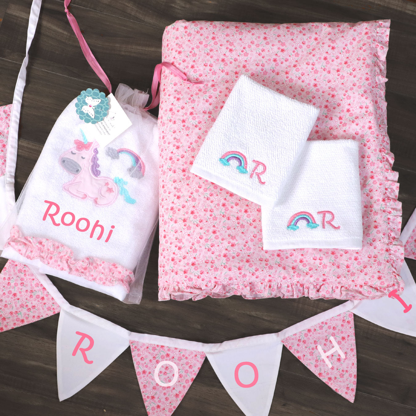 A Magical land Baby Quilt Set