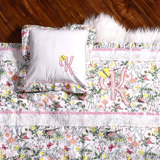 Butterfly Dohar n Cushion set