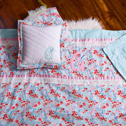 Spring Flowers Dohar Cushion Set