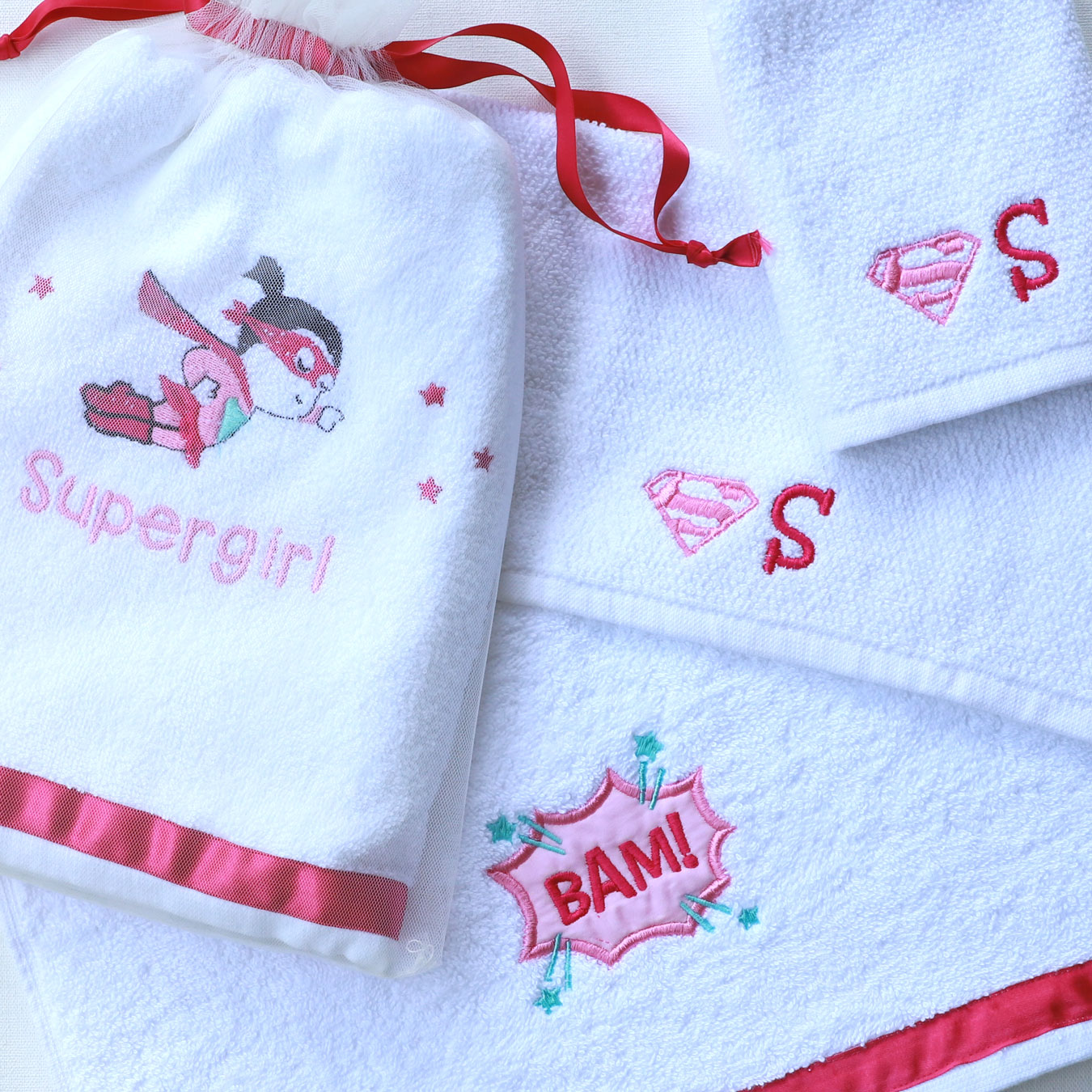 Im a Supergirl - 4 pc Bath Set