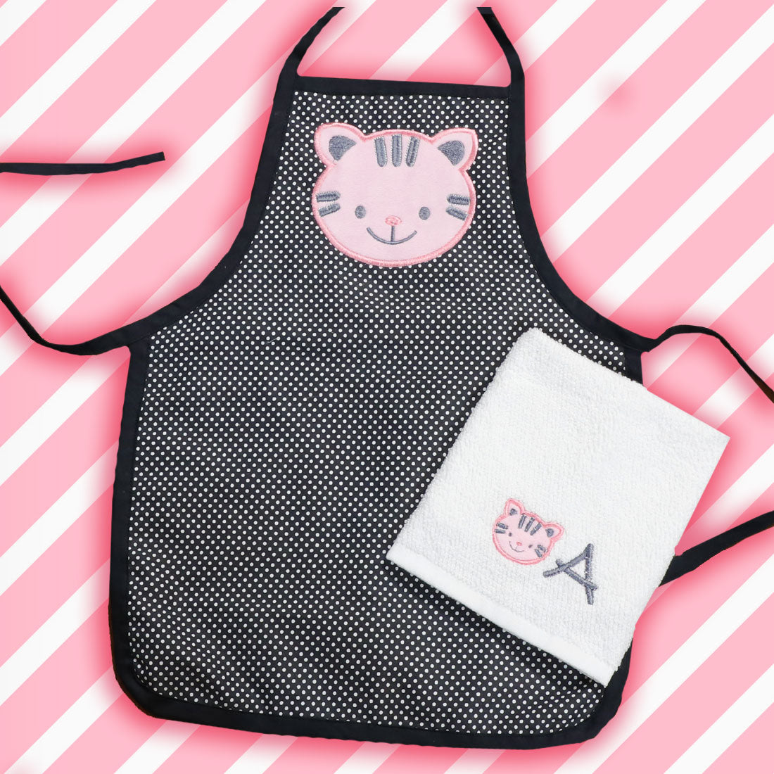 Kitten Love Apron Set