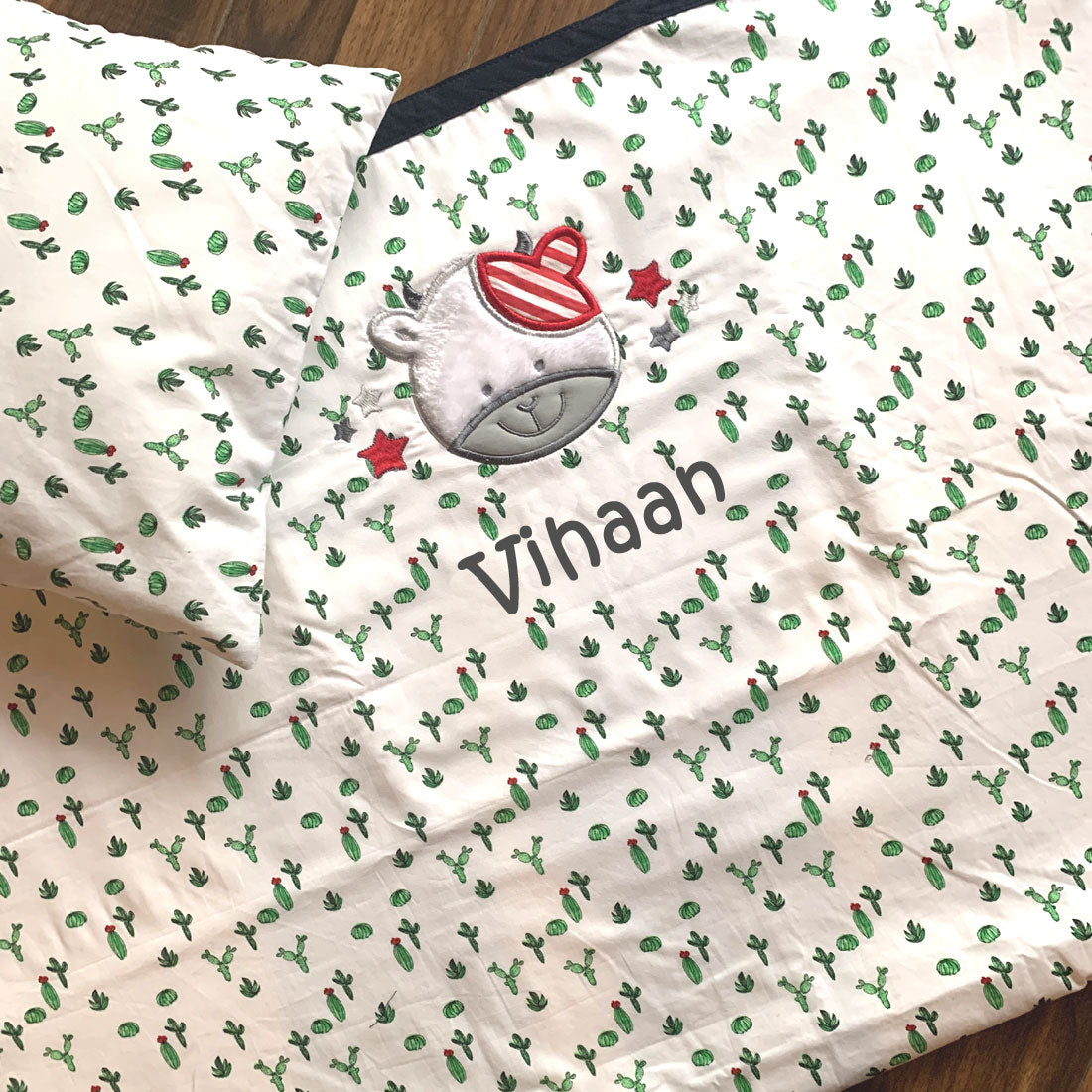 Cuddly Animal Dohar Pillow Set