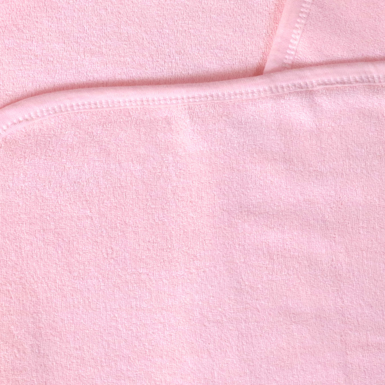 Pink hooded baby towel