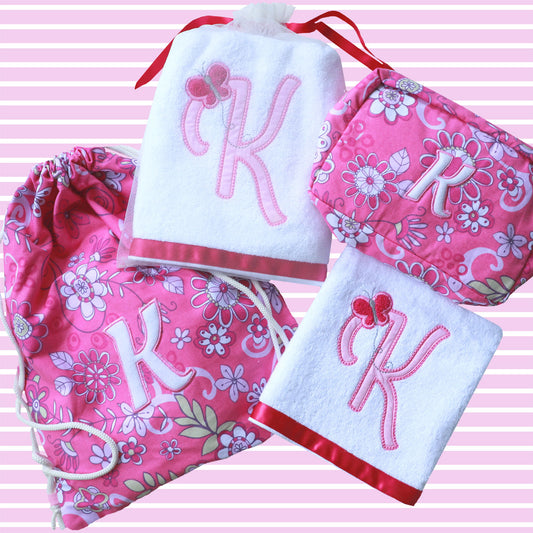 Letter Love - 4 pc Pink Set