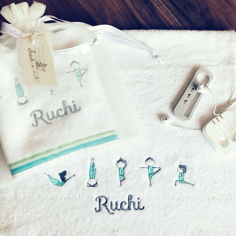 I love Yoga Hand Towels