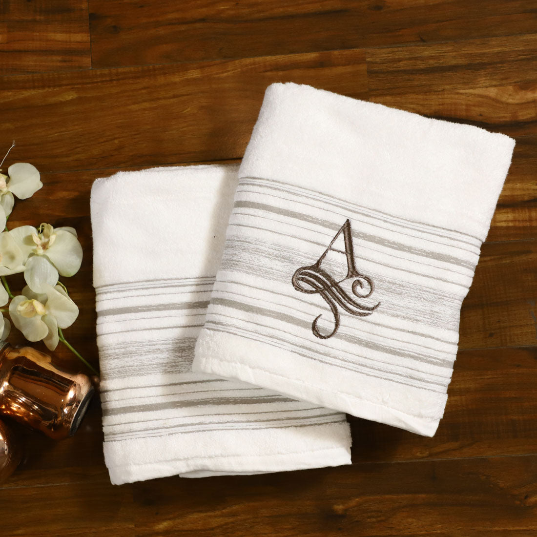Monogrammed Bath Towel