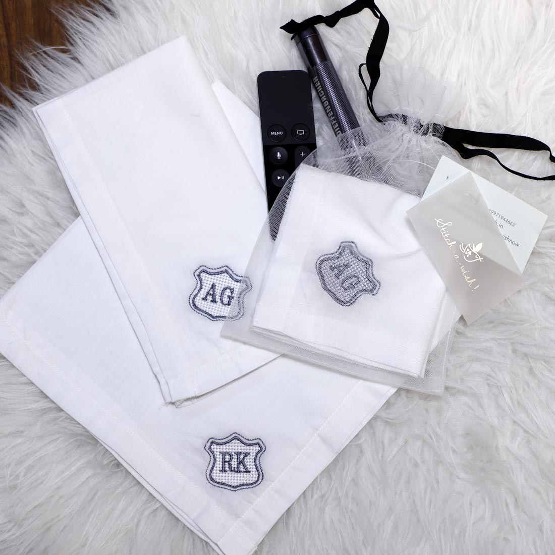 Voile Handkerchiefs Set