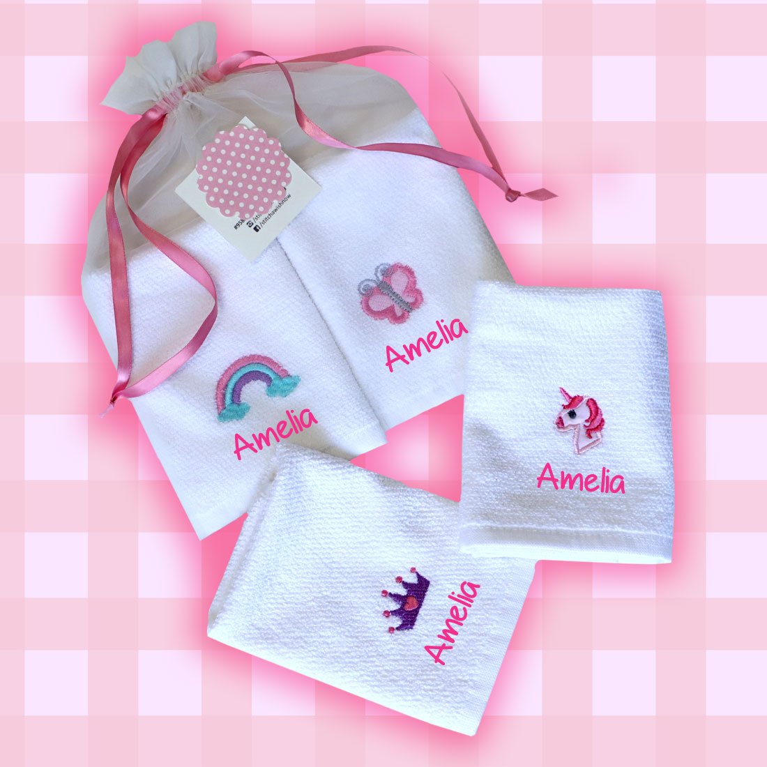 Magical world Face Towel Set