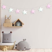 Star Bunting for Kids - Pink