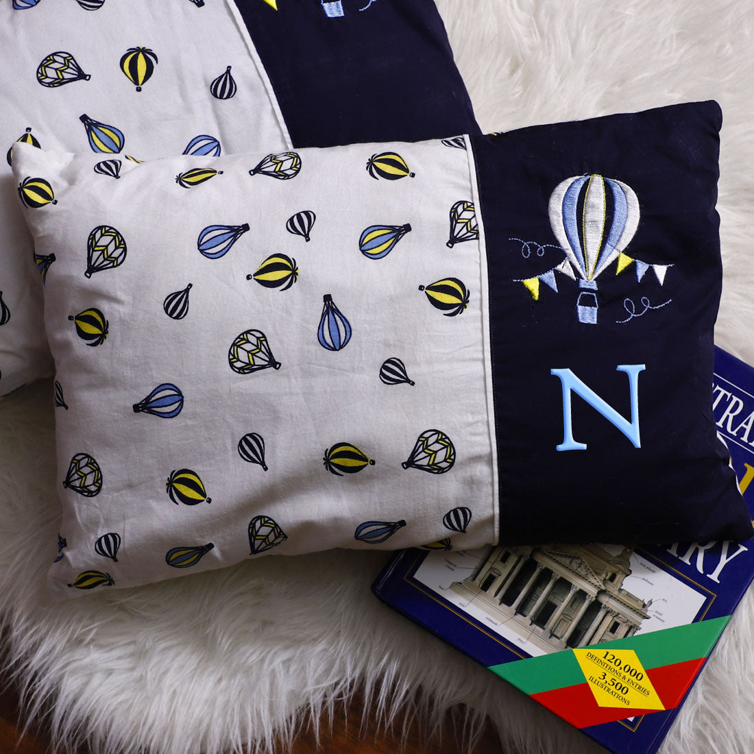 Hot Air Balloon Kids Cushion